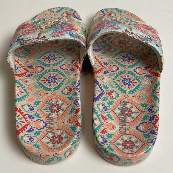 Johnny Was Pearce Wave Pool Slide Sandal  Size 10 - Picture 6 of 16